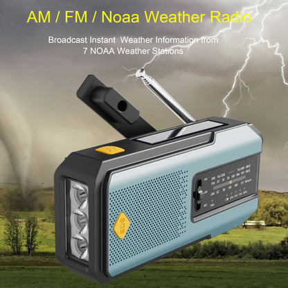 Emergency Radio – Solar Hand Crank with NOAA Weather Alert