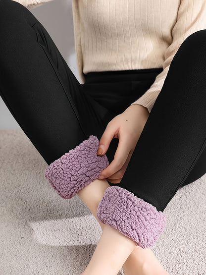 Fleece-Lined Jeggings – Warm High-Waisted Winter Leggings