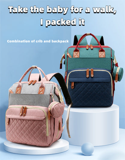 Ruffle Diaper Backpack – Stylish & Multifunctional Baby Bag