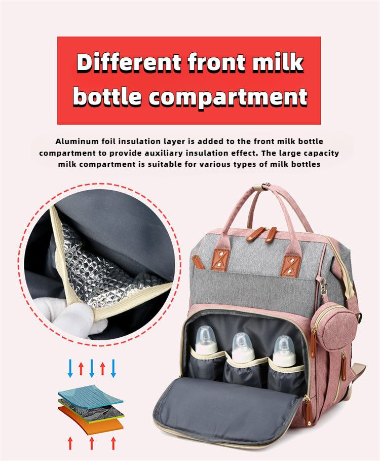 Ruffle Diaper Backpack – Stylish & Multifunctional Baby Bag