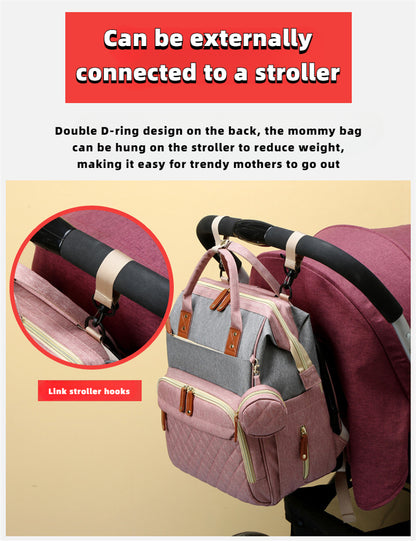 Ruffle Diaper Backpack – Stylish & Multifunctional Baby Bag