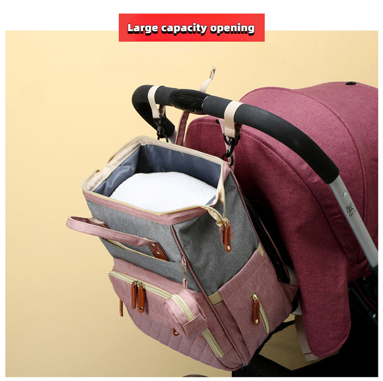 Ruffle Diaper Backpack – Stylish & Multifunctional Baby Bag