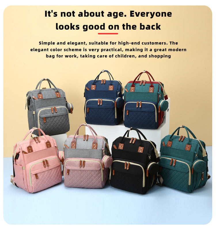 Ruffle Diaper Backpack – Stylish & Multifunctional Baby Bag