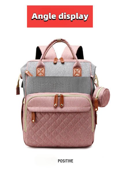 Ruffle Diaper Backpack – Stylish & Multifunctional Baby Bag