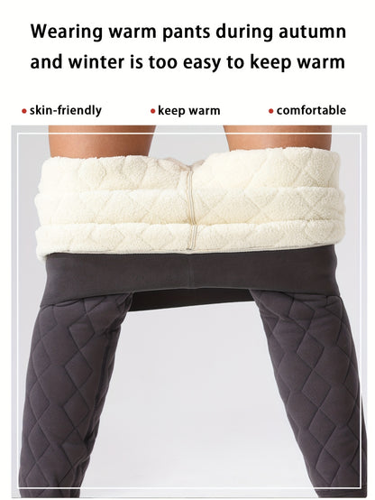 Women's Thermal Leggings – Fleece-Lined High-Waisted Bootcut