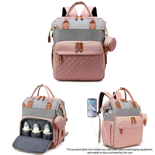 Ruffle Diaper Backpack – Stylish & Multifunctional Baby Bag