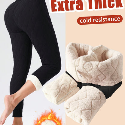 Women's Thermal Leggings – Fleece-Lined High-Waisted Bootcut