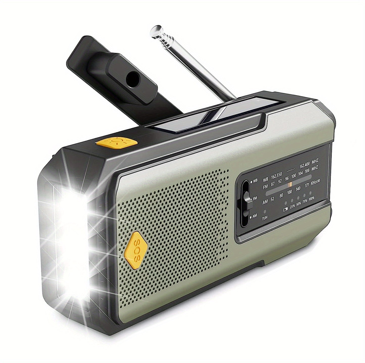 Emergency Radio – Solar Hand Crank with NOAA Weather Alert