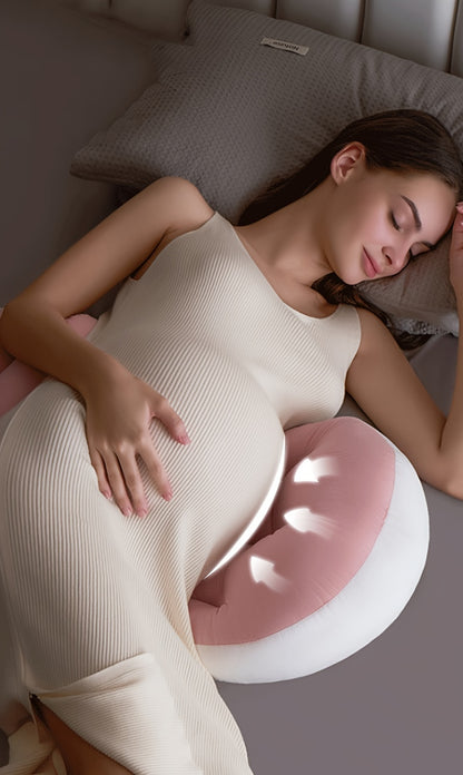 U-Shaped Maternity Pillow – Pregnancy Support for Side Sleepers