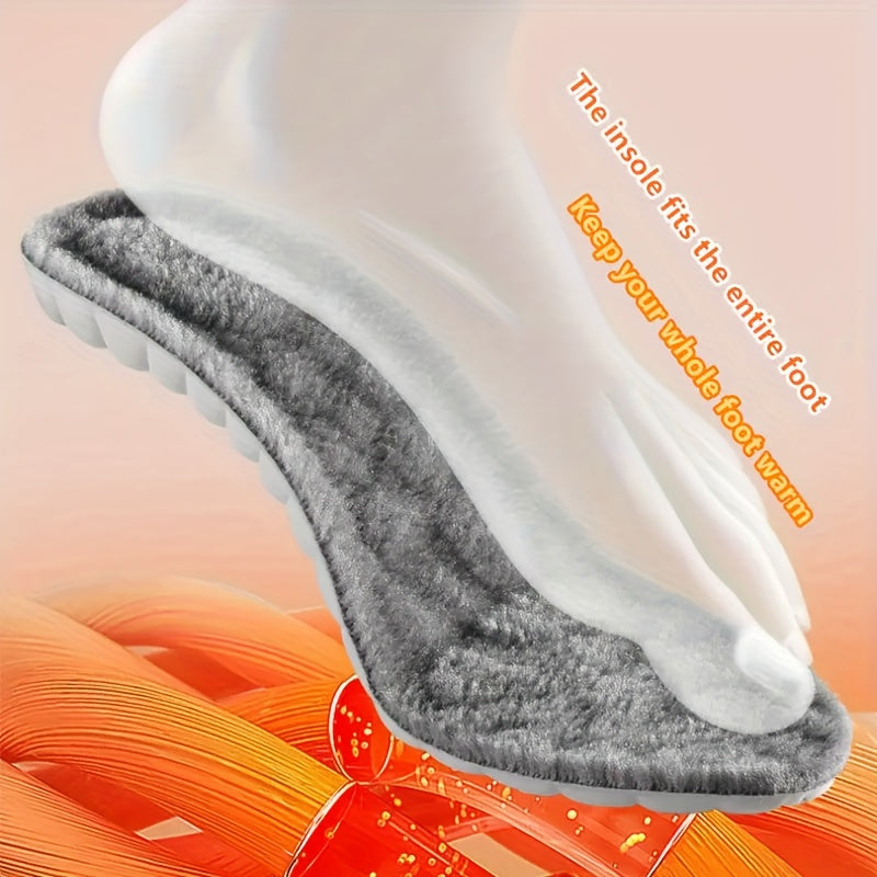 Thermal Plush Insoles – 4-Pack Winter Shoe Inserts