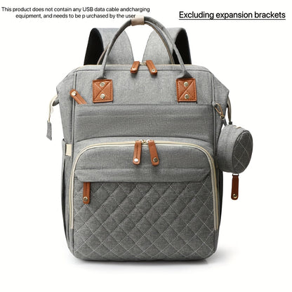 Ruffle Diaper Backpack – Stylish & Multifunctional Baby Bag