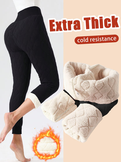 Women's Thermal Leggings – Fleece-Lined High-Waisted Bootcut
