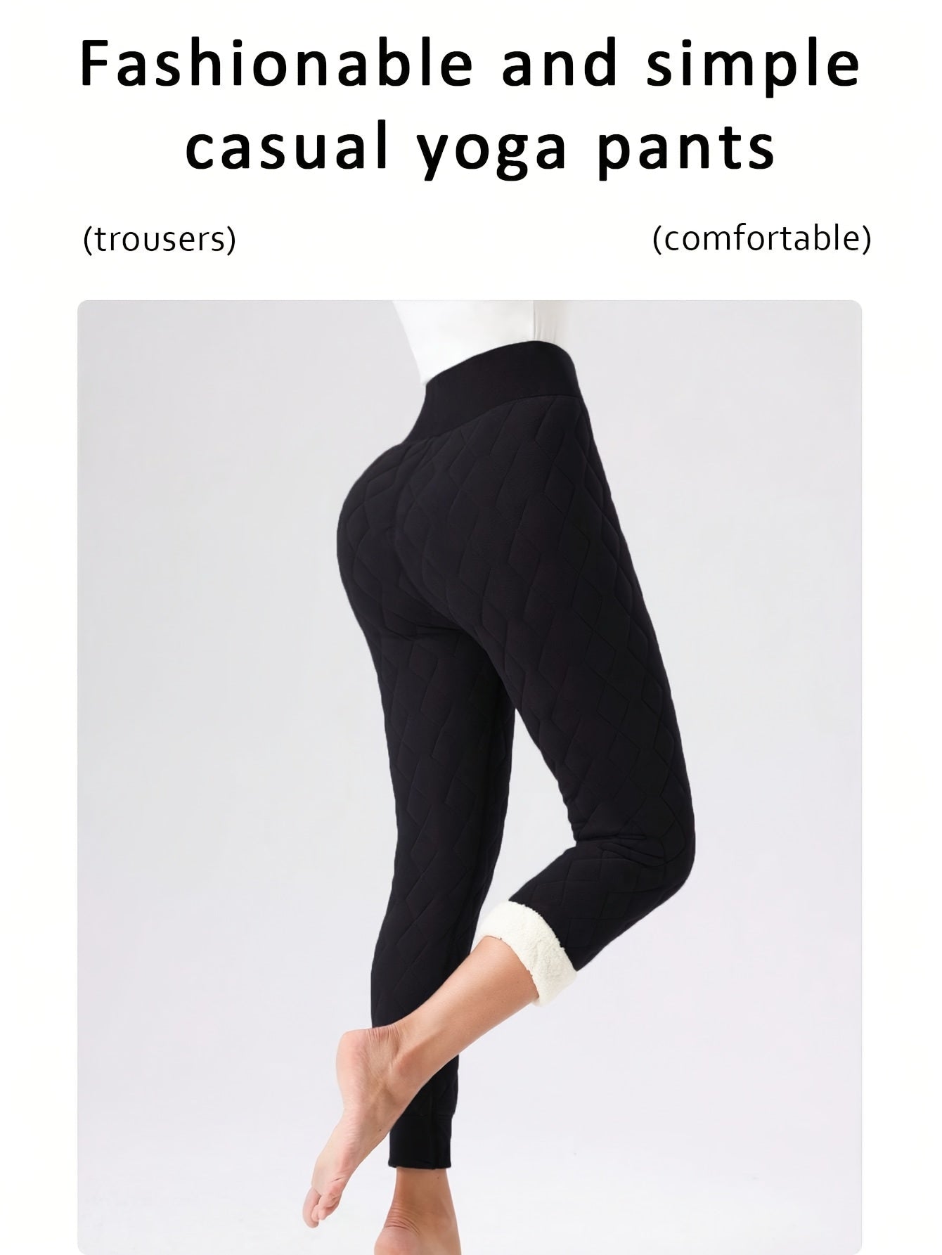 Women's Thermal Leggings – Fleece-Lined High-Waisted Bootcut