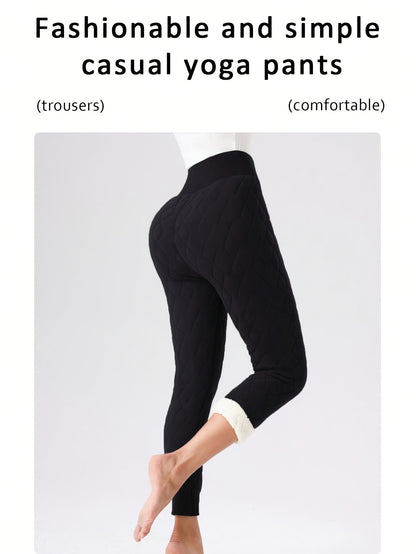 Women's Thermal Leggings – Fleece-Lined High-Waisted Bootcut