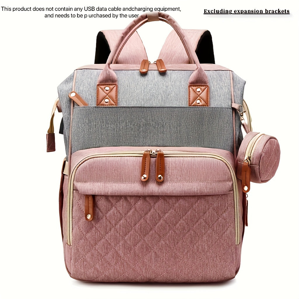 Ruffle Diaper Backpack – Stylish & Multifunctional Baby Bag
