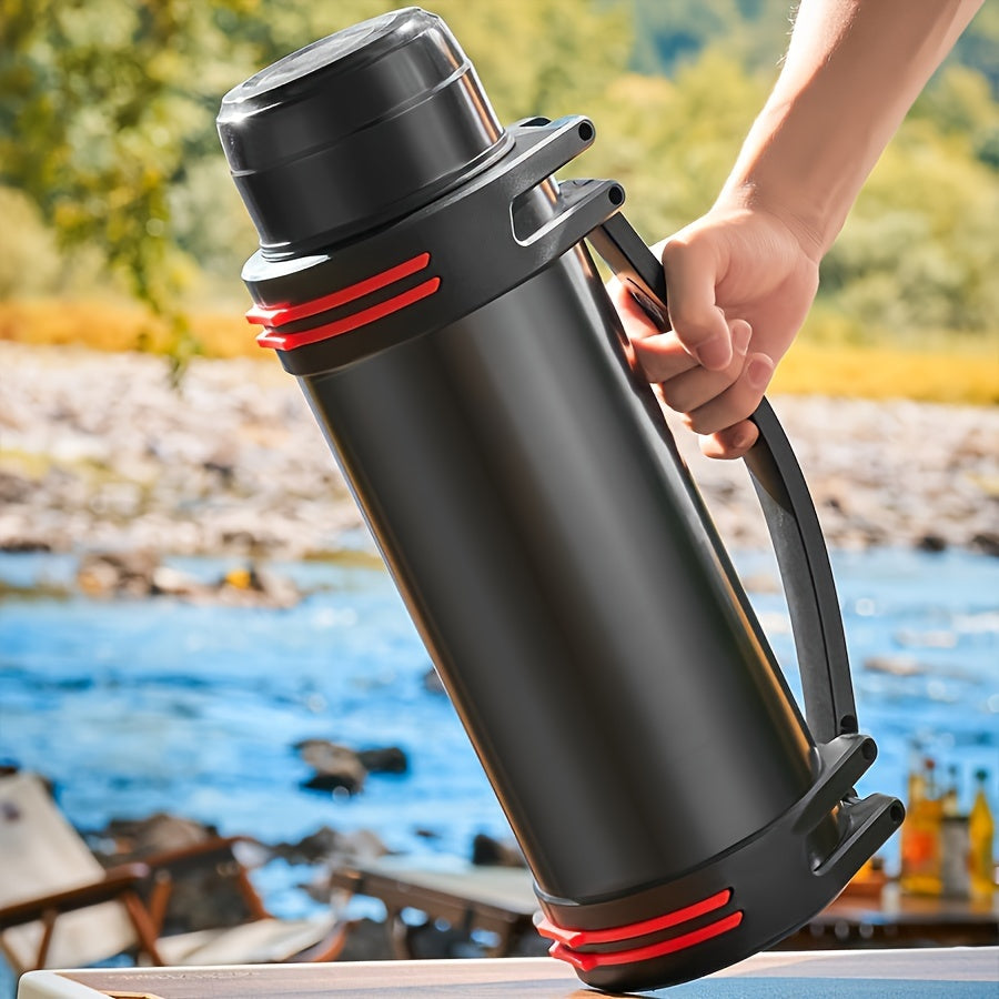 Black Stainless Steel Water Bottle – Sleek &amp; Durable
