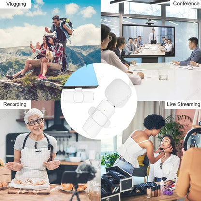 🎤 AirSync K1 Wireless Lavalier Microphone