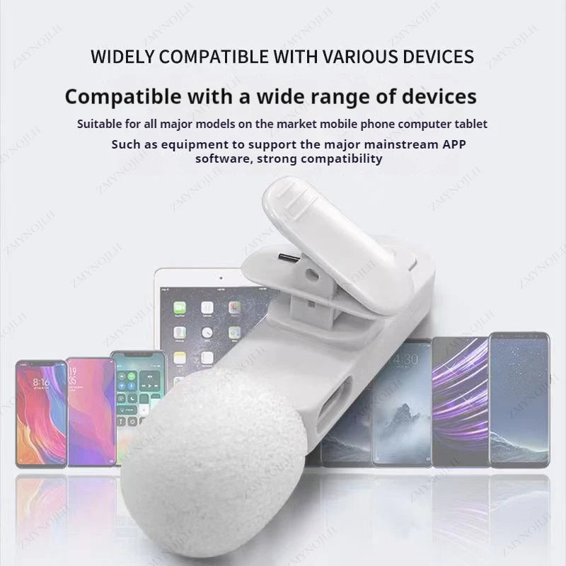 🎤 AirSync K1 Wireless Lavalier Microphone