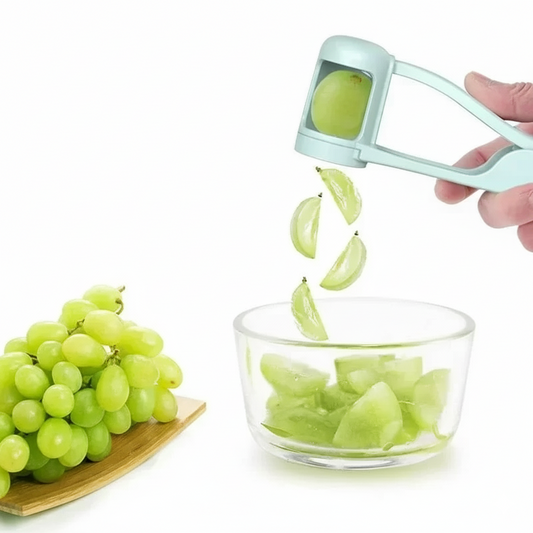 Grape & Tomato Cutter – Safe Slicer for Kids & Adults