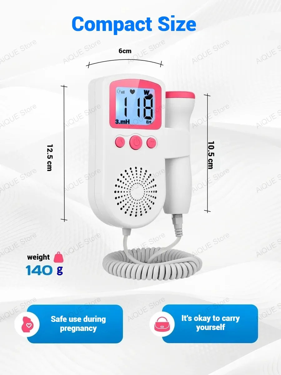 Fetal Doppler Ultrasound – Hear Your Baby’s Heartbeat Anytime