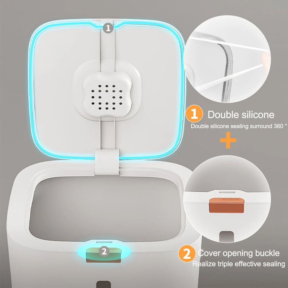 Grain Storage Bin – Moisture-Proof Rice Container with Lid