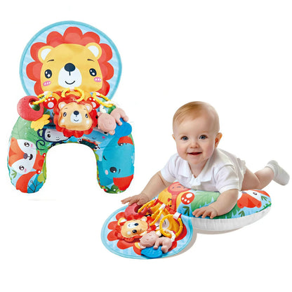Baby Pillow Tummy Time Toy – Sensory Head-Up Training Pillow