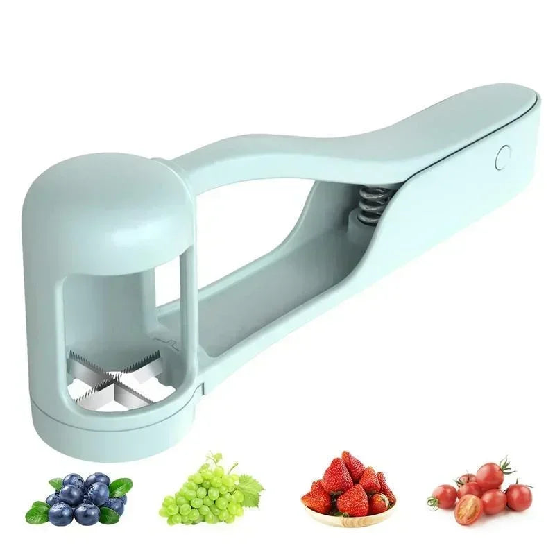 Grape & Tomato Cutter – Safe Slicer for Kids & Adults
