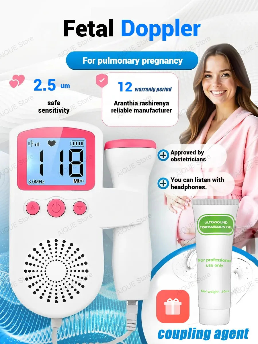 Fetal Doppler Ultrasound – Hear Your Baby’s Heartbeat Anytime