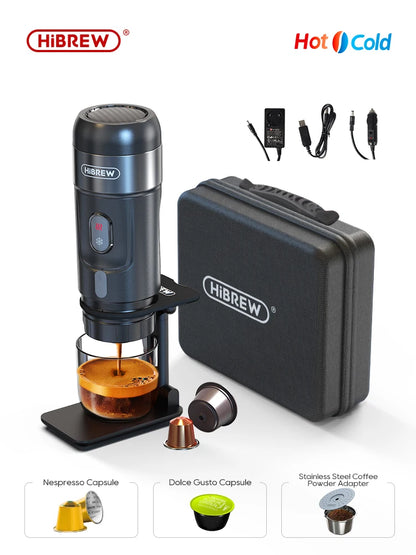 HiBREW MiniBarista Espresso Machine – Compact Power, Café-Quality Taste