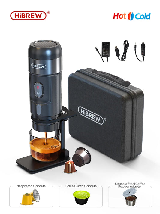 HiBREW MiniBarista Espresso Machine – Compact Power, Café-Quality Taste