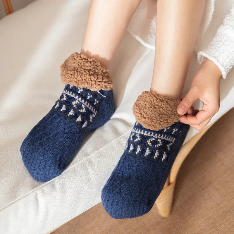 Fluffy Non-Slip Winter Socks – Warm, Cozy &amp; Stylish