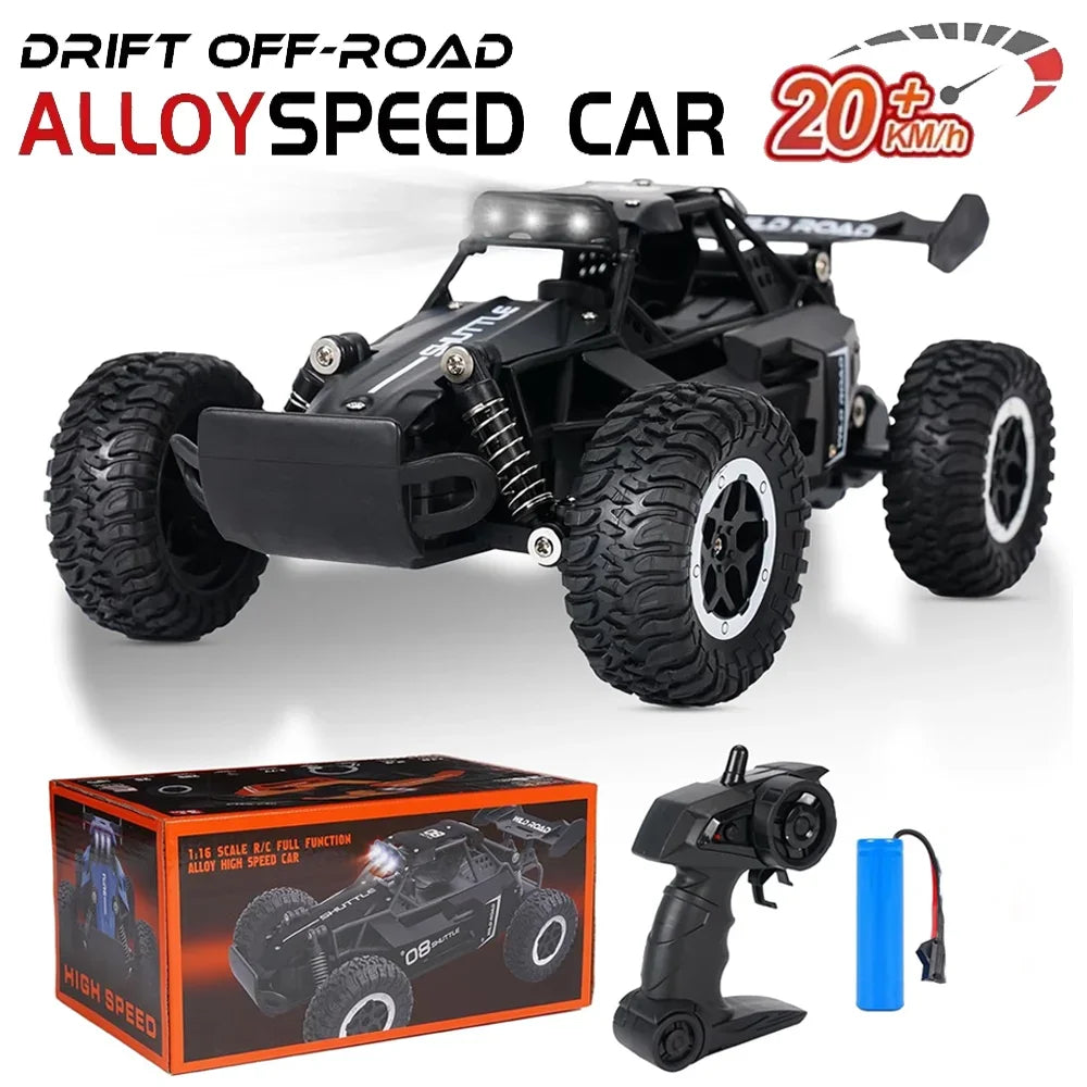 RC Off-Road Car – High-Speed Remote Control Vehicle with LED Lights