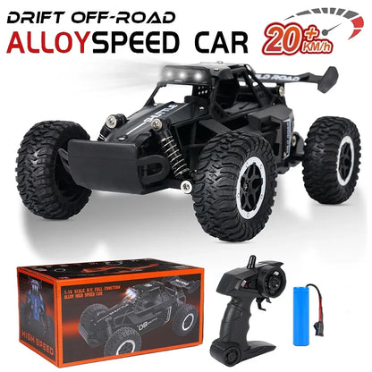 RC Off-Road Car – High-Speed Remote Control Vehicle with LED Lights