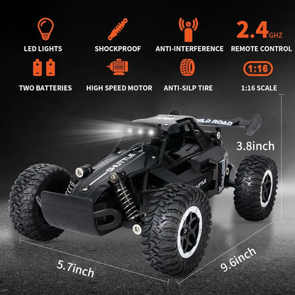 RC Off-Road Car – High-Speed Remote Control Vehicle with LED Lights