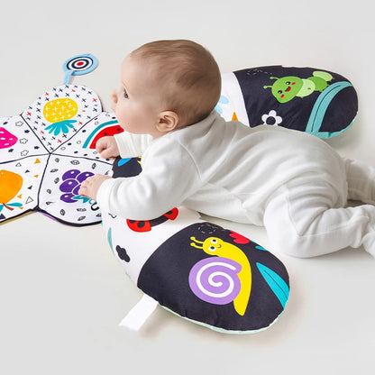 Baby Pillow Tummy Time Toy – Sensory Head-Up Training Pillow