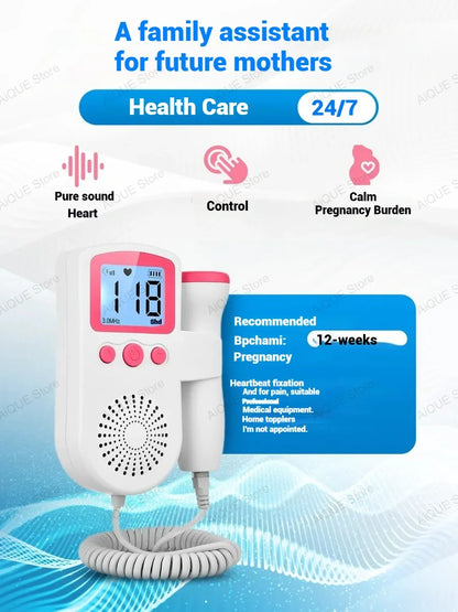 Fetal Doppler Ultrasound – Hear Your Baby’s Heartbeat Anytime