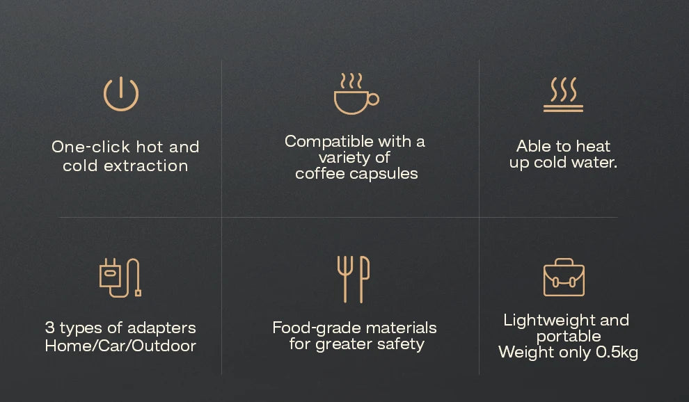 HiBREW MiniBarista Espresso Machine – Compact Power, Café-Quality Taste