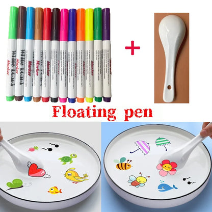 Magic Water Painting Pen Set – Mess-Free Kids Drawing Toy