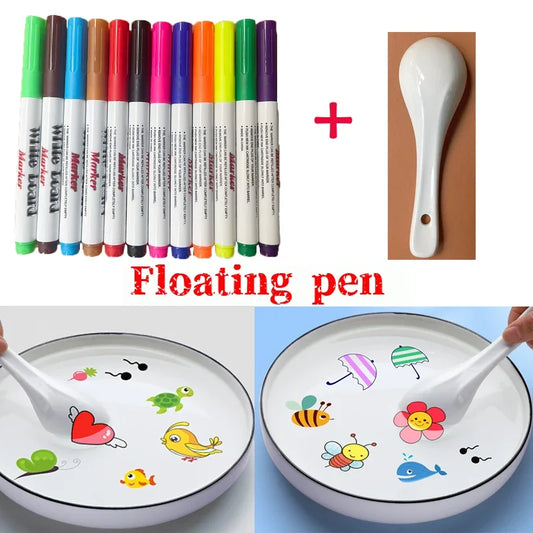 Magic Water Painting Pen Set – Mess-Free Kids Drawing Toy
