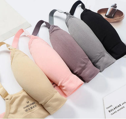 Maternity Nursing Bra – 3-Pack Seamless Cotton Bras