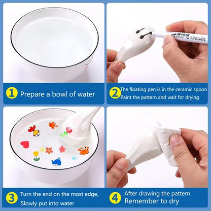 Magic Water Painting Pen Set – Mess-Free Kids Drawing Toy