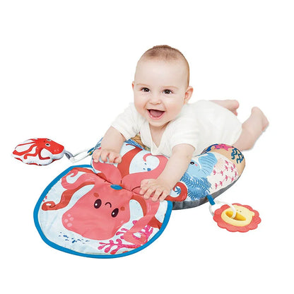 Baby Pillow Tummy Time Toy – Sensory Head-Up Training Pillow