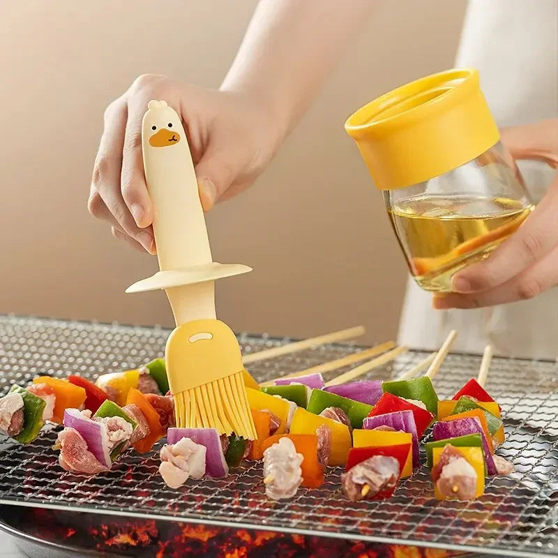 Non-Drip Oil Brush Bottlae – Easy Cooking Tool