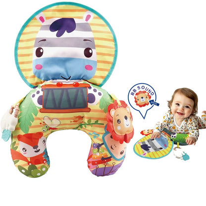 Baby Pillow Tummy Time Toy – Sensory Head-Up Training Pillow