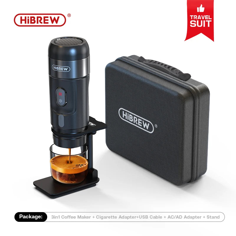 HiBREW MiniBarista Espresso Machine – Compact Power, Café-Quality Taste