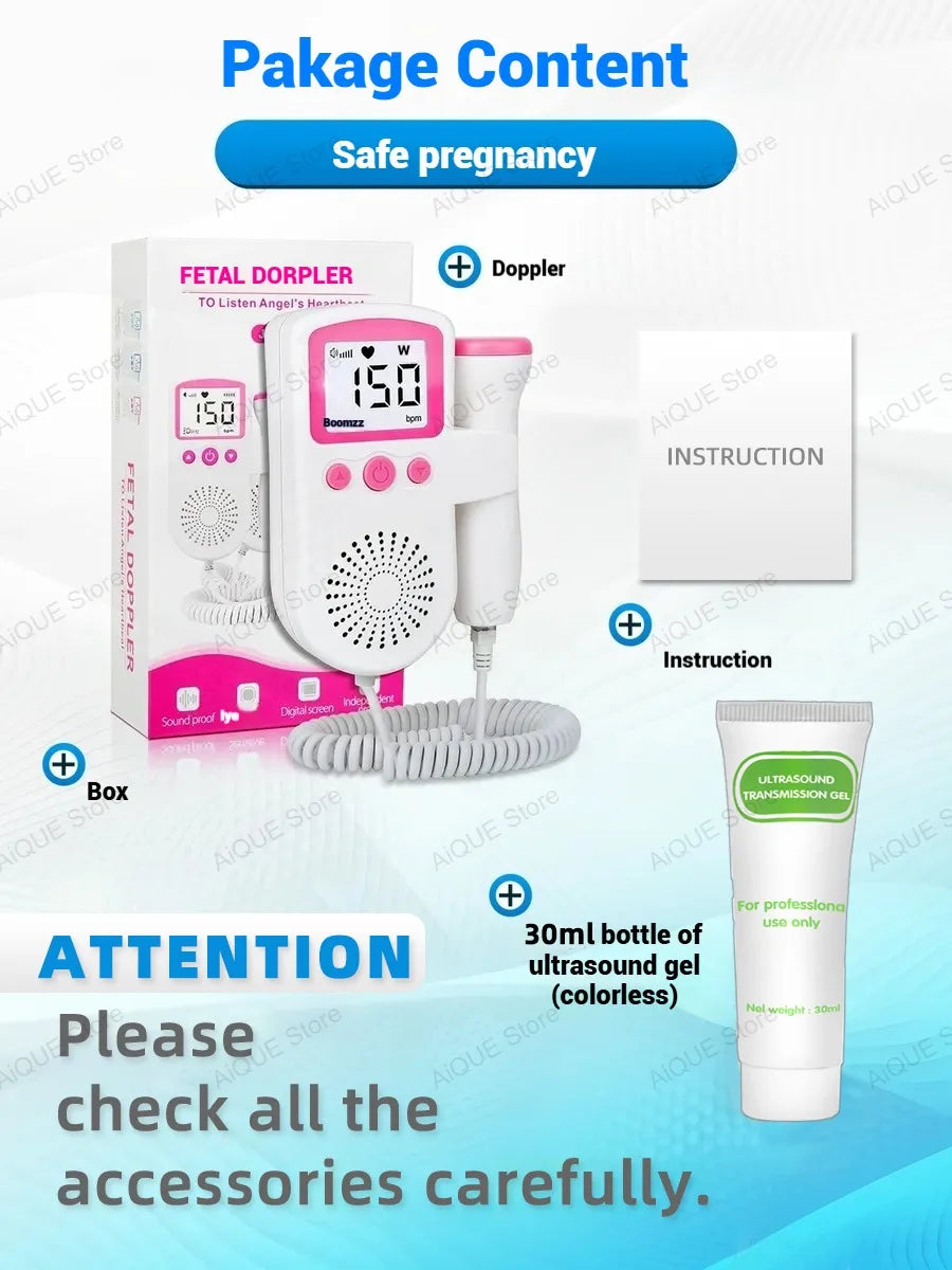 Fetal Doppler Ultrasound – Hear Your Baby’s Heartbeat Anytime