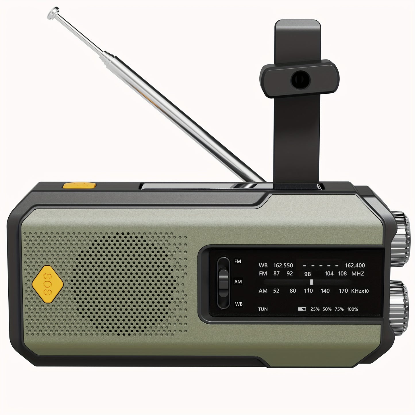 Emergency Radio – Solar Hand Crank with NOAA Weather Alert