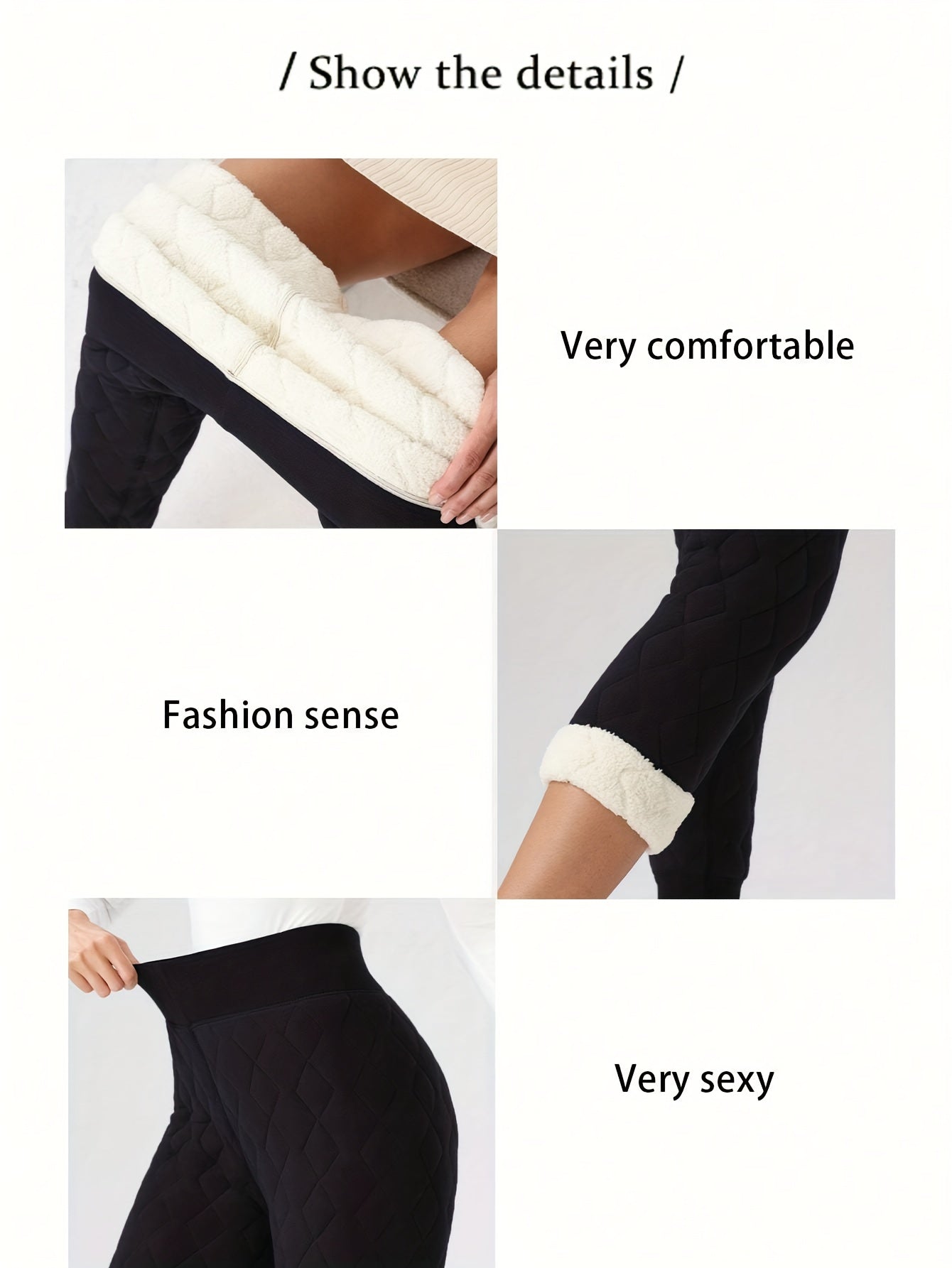 Women's Thermal Leggings – Fleece-Lined High-Waisted Bootcut