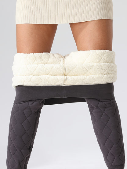 Women's Thermal Leggings – Fleece-Lined High-Waisted Bootcut