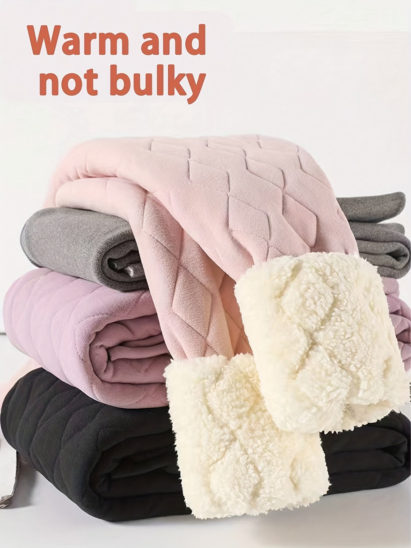 Women's Thermal Leggings – Fleece-Lined High-Waisted Bootcut